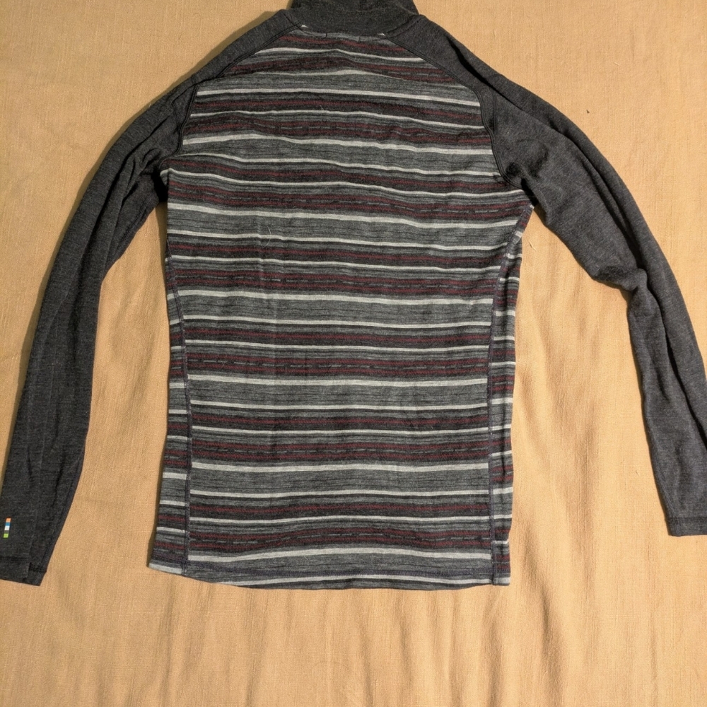 Smartwool Mens Medium Striped Pullover - image 3